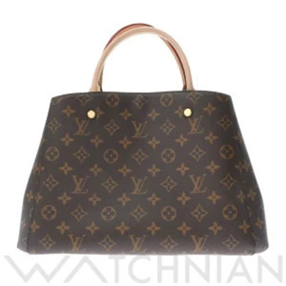 Louis Vuitton Monogram Montaigne Brown Canvas Handbag - Picture 1 of 9